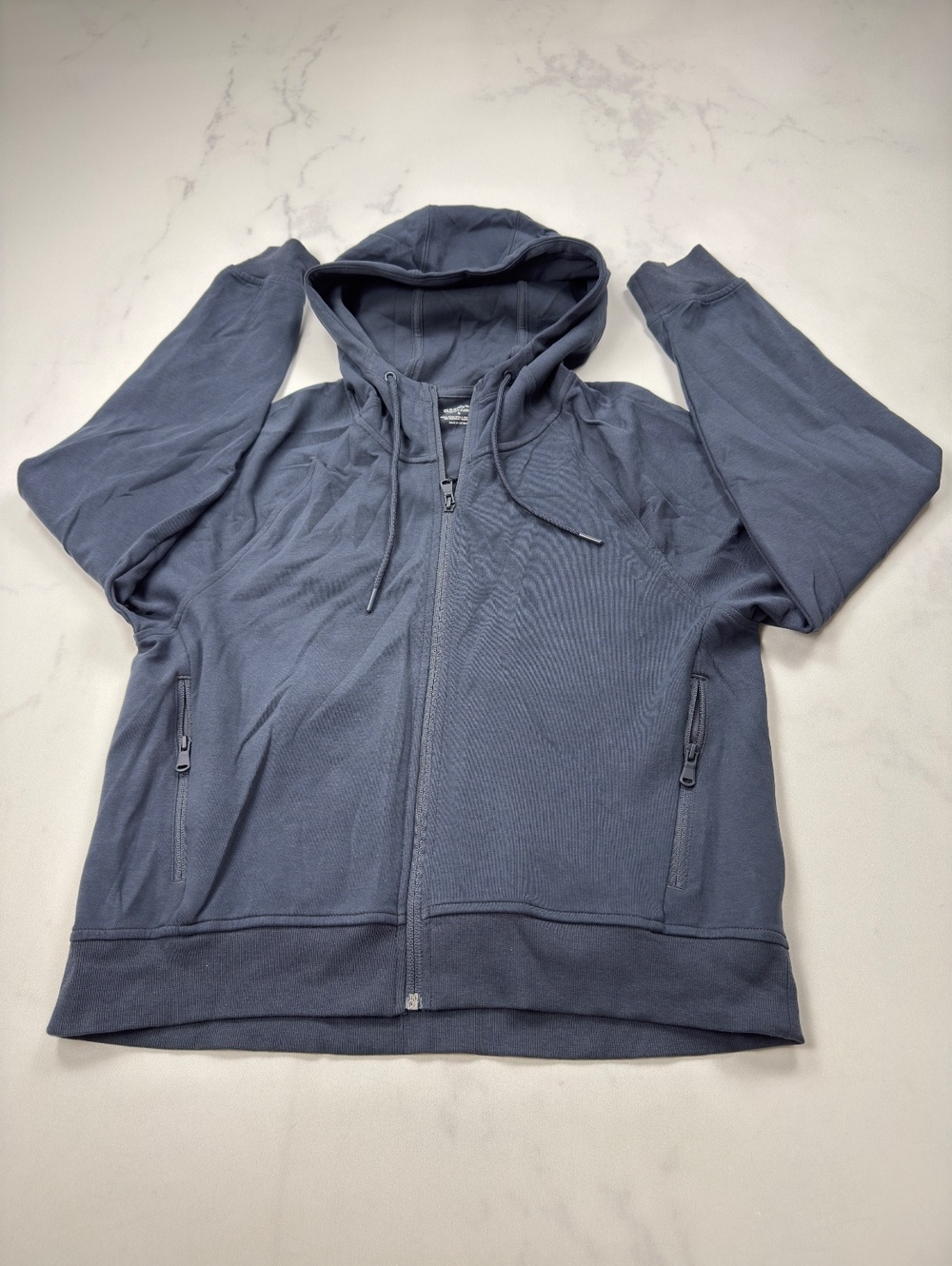 Old Navy Active Full Zip Hoodie Navy 2010s Minimalist - Womens M